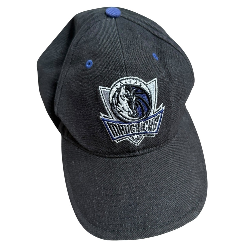 Dallas Mavericks NBA‎ Hat Black Blue Snapback Adjustable Cap Twins Enterprise